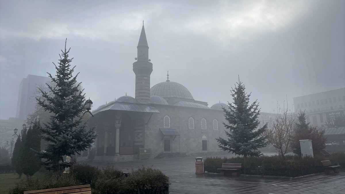 Erzurum ile Ardahan'da kar, sis ve buzlanma etkili oldu