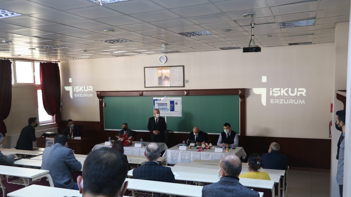 Erzurum İŞKUR ve Atatürk Üniversitesi tarafından istihdam çalıştayı düzenlendi