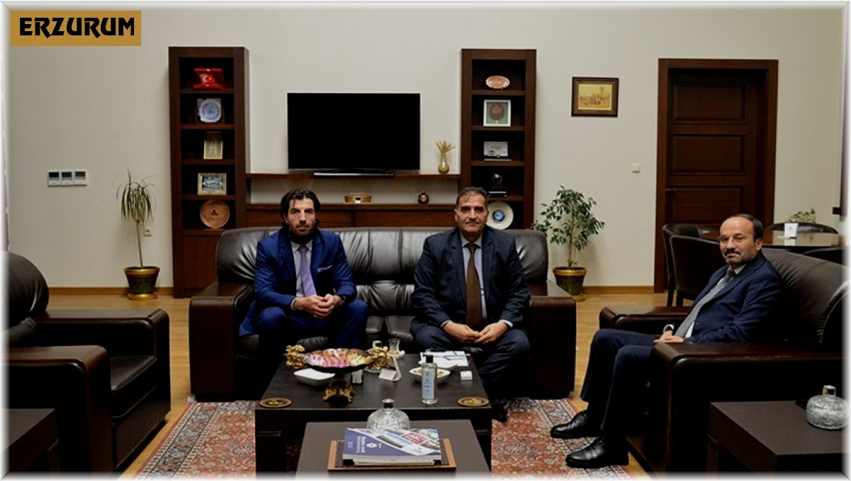 Erzurum Kent Konseyi Engelliler Meclisi Başkanı'ndan Rektör Çakmak'a ziyaret