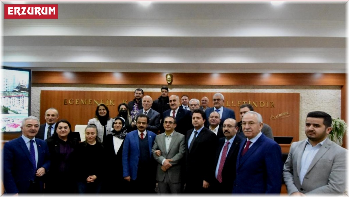 Erzurum Kent Konseyi'nden Başkan Sekmen'e hayırlı olsun ziyareti