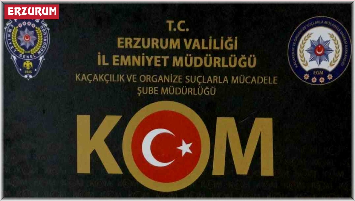 Erzurum KOM'dan operasyon