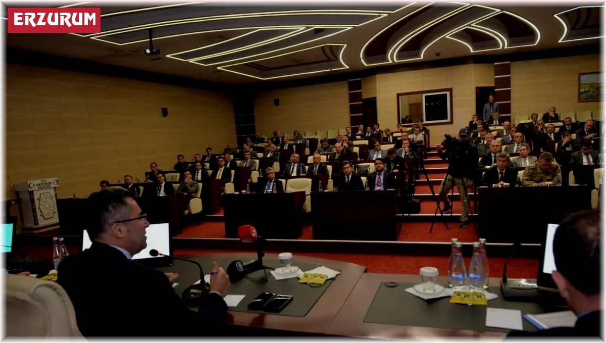 Erzurum koordinasyon kurulu toplantısı yapıldı