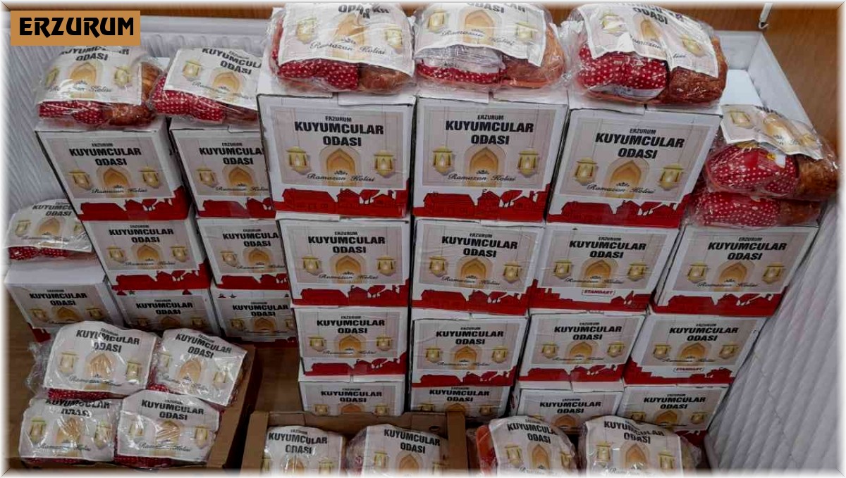 Erzurum Kuyumcular Odasından 311 aileye gıda yardımı