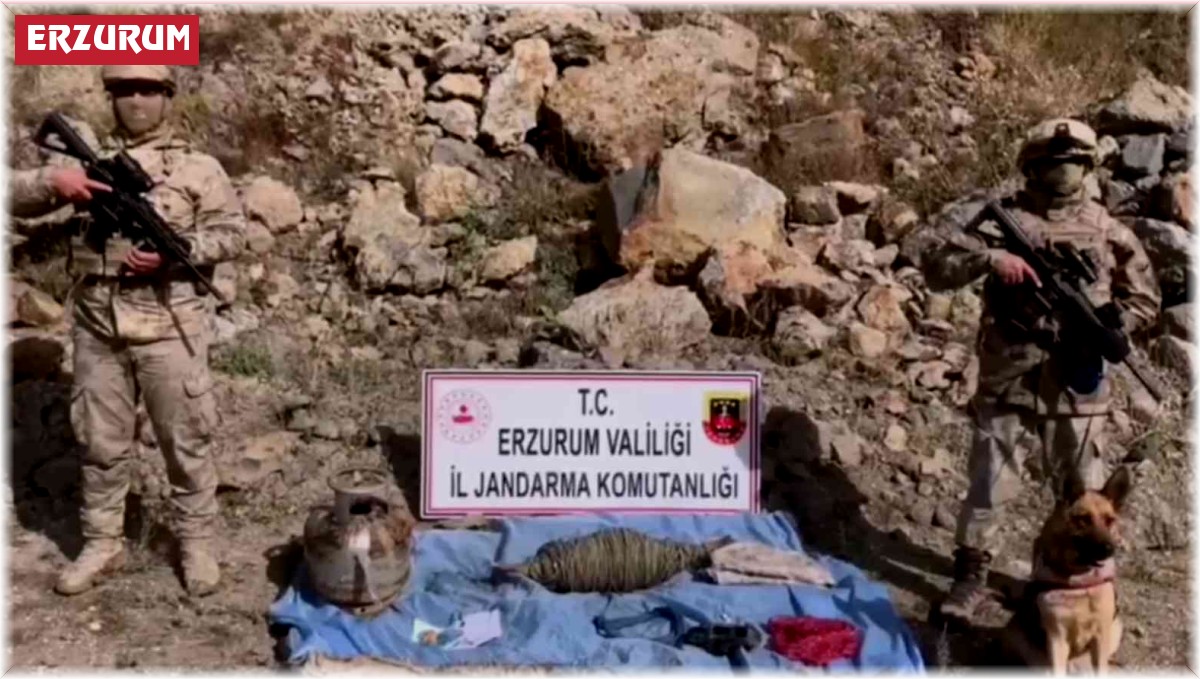 Erzurum-Muş karayoluna 2 metre mesafede gömülü uzaktan komutalı EYP düzeneği ele geçirildi