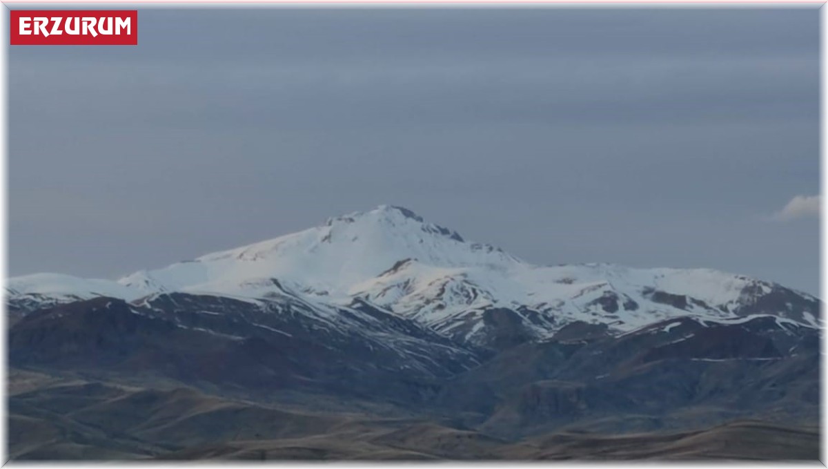 Erzurum Nisan ayında beyaza büründü