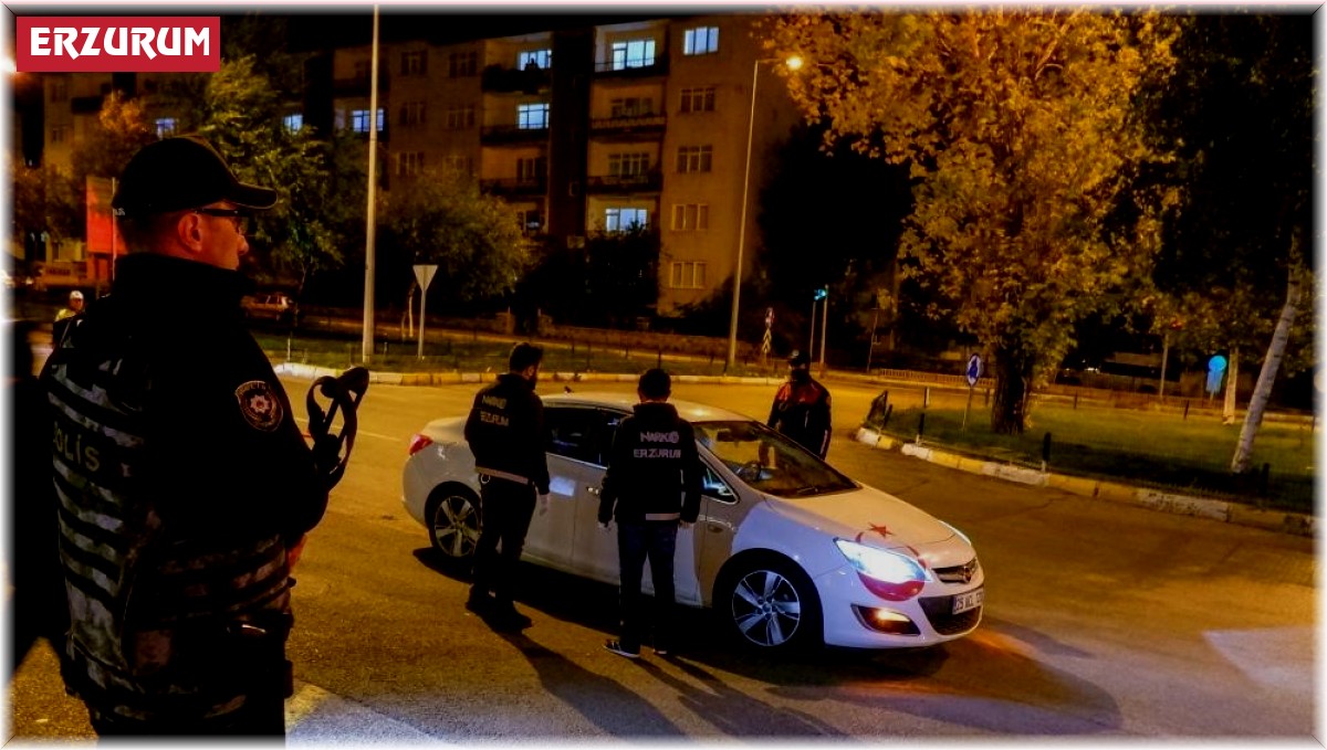 Erzurum polisi suç ve suçlulara nefes aldırmıyor