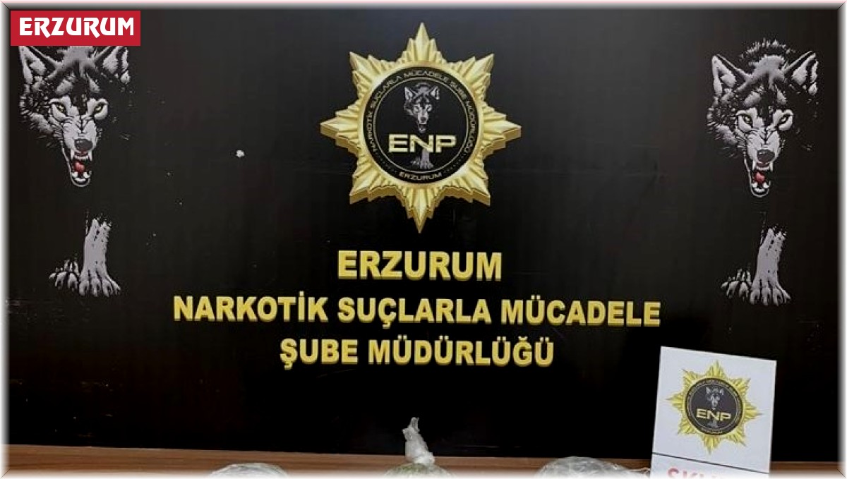 Erzurum polisinde zehir tacirlerine geçit yok