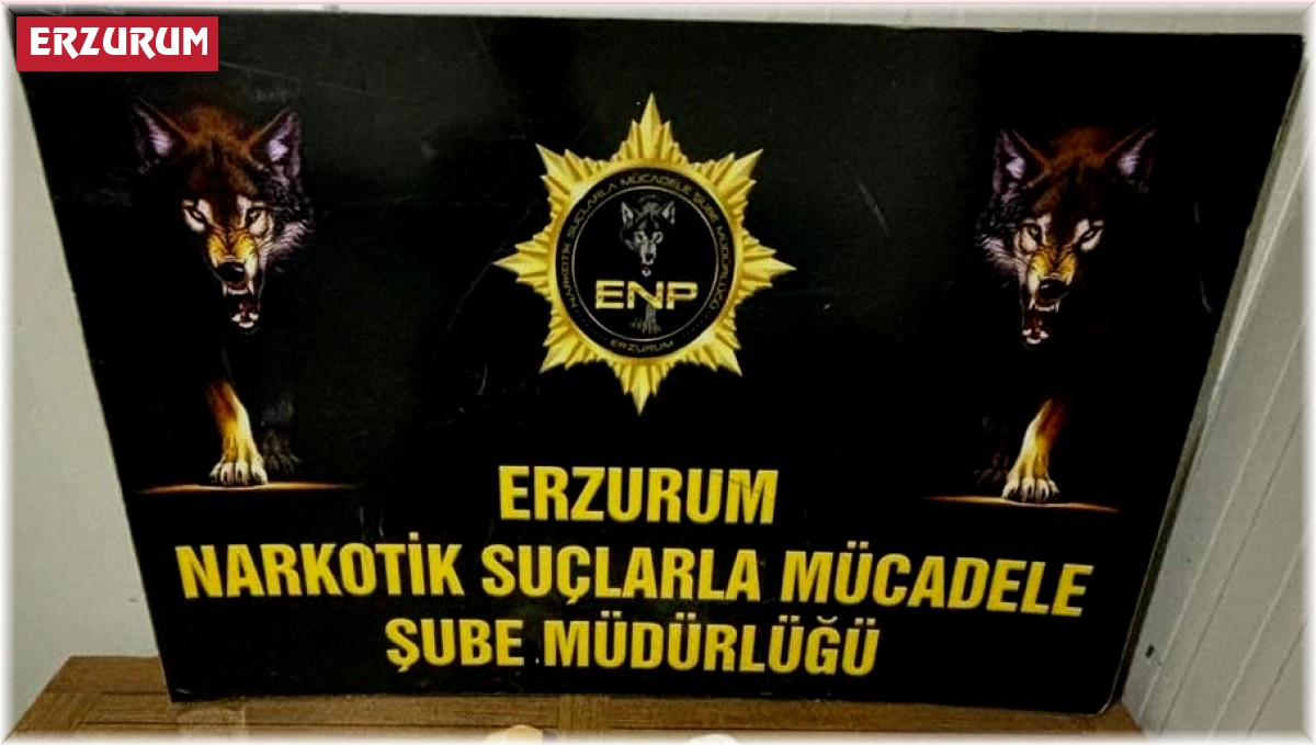 Erzurum polisinden metamfetamin operasyonu