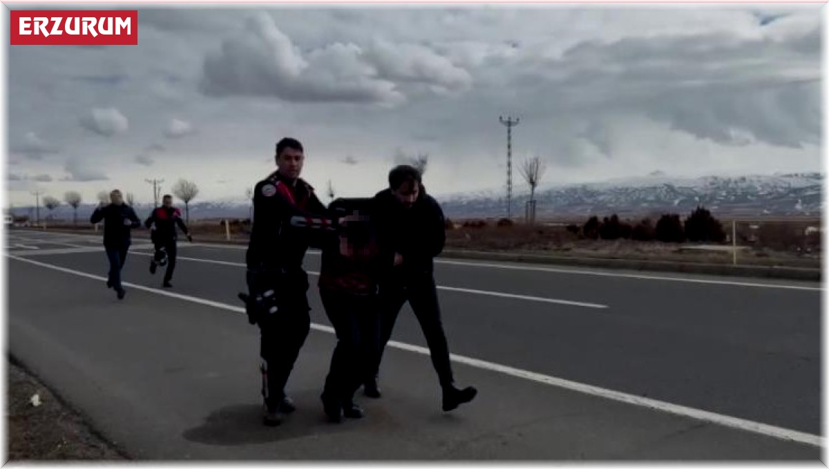 Erzurum polisinden nefes kesen operasyon