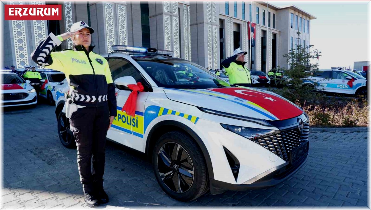 Erzurum polisine araç desteği