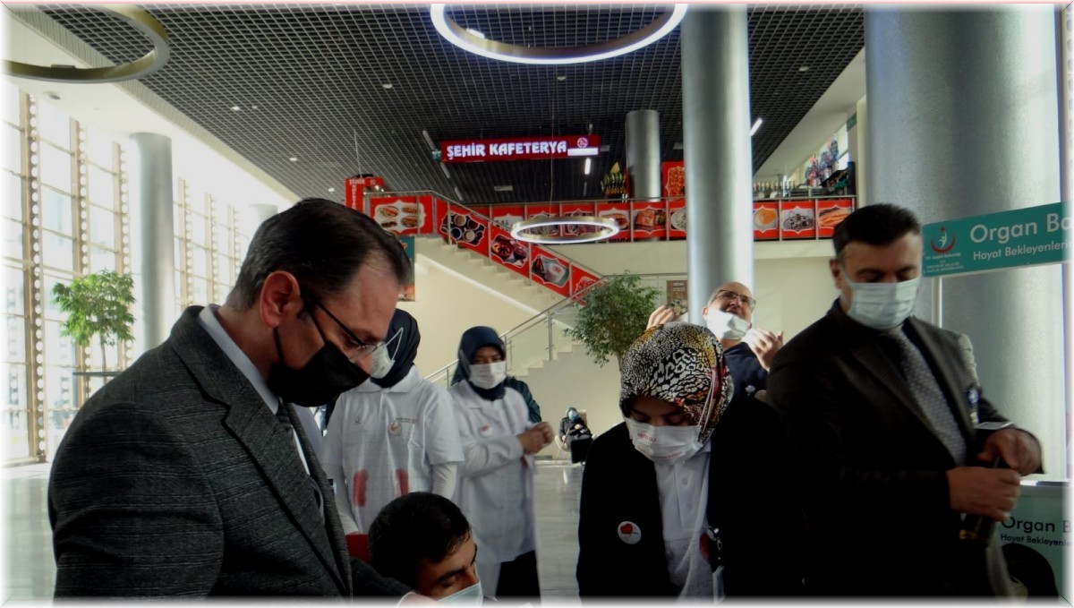 Erzurum Şehir Hastanesi'nde Organ Haftası etkinliği