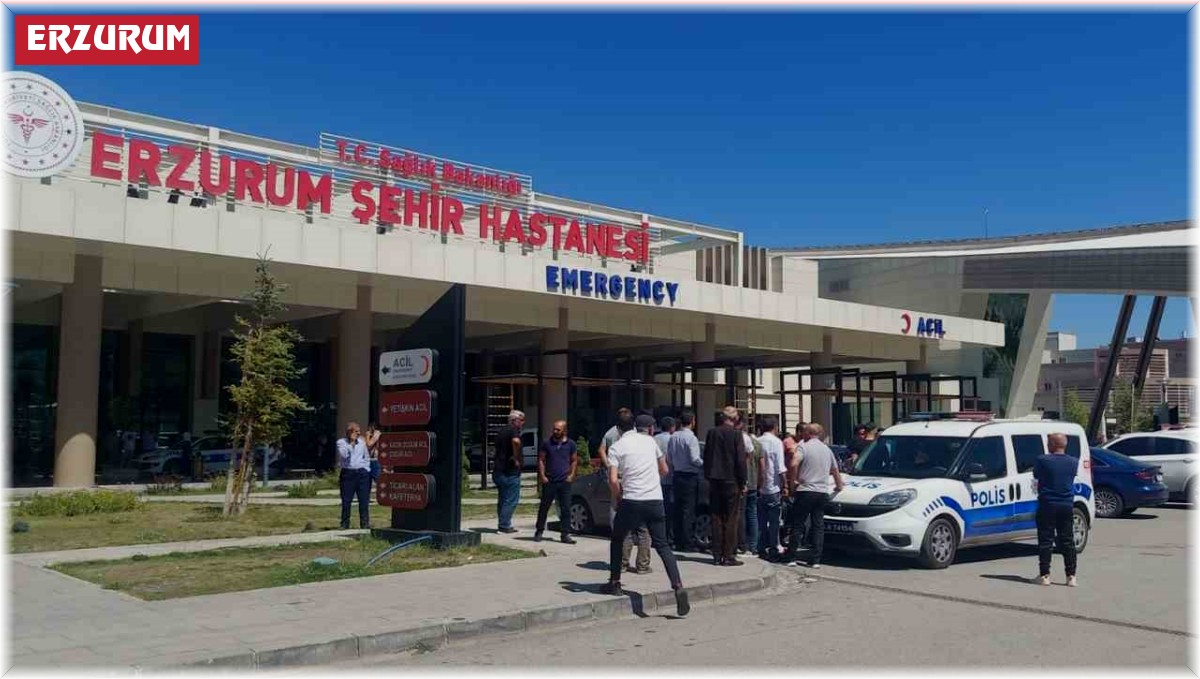 Erzurum şehir hastanesinde büyük kavga