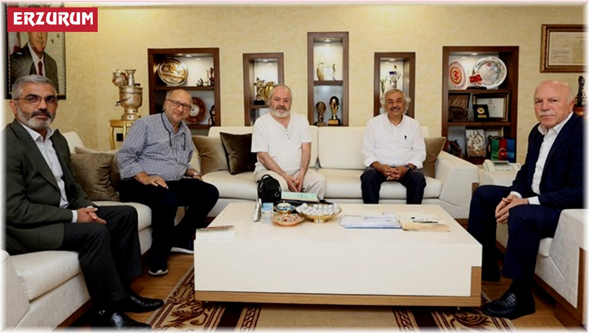 Erzurum Tarih Derneği'nden Başkan Sekmen'e "tarih" teşekkürü ziyareti