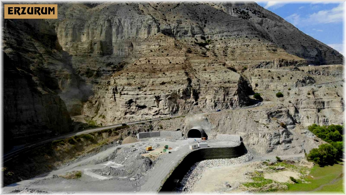 Erzurum'un çilesi bitiyor, 2 bin 246 metrelik tünelden ilk görüntü geldi