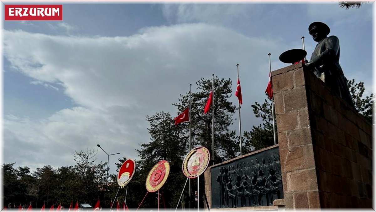 Erzurum'un düşman işgalinden kurtuluşu törenle kutlandı