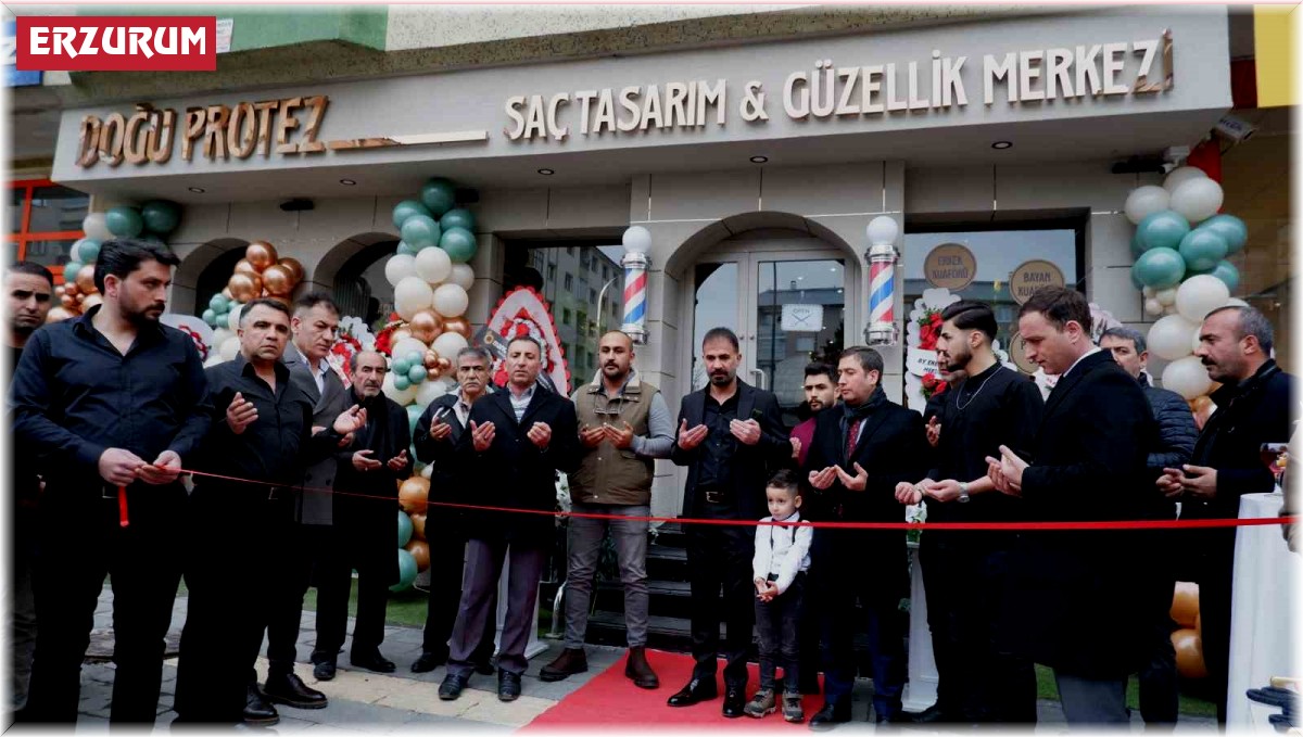 Erzurum'un ilk aile kuaförü açıldı