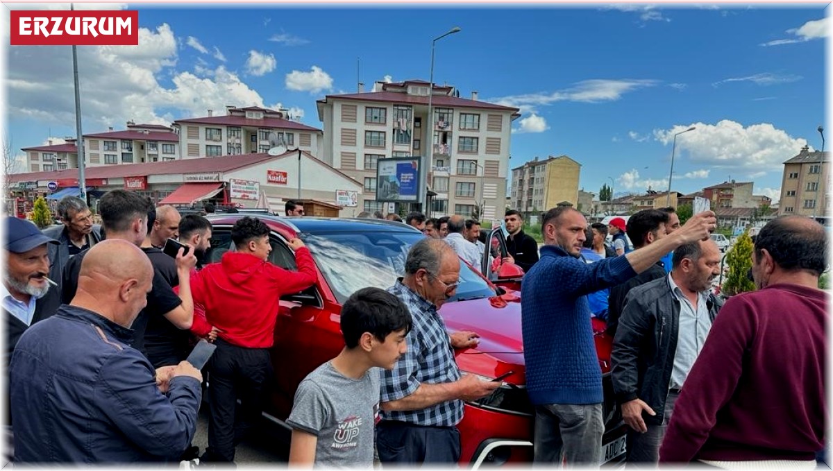 Erzurum'un ilk Togg'una büyük ilgi
