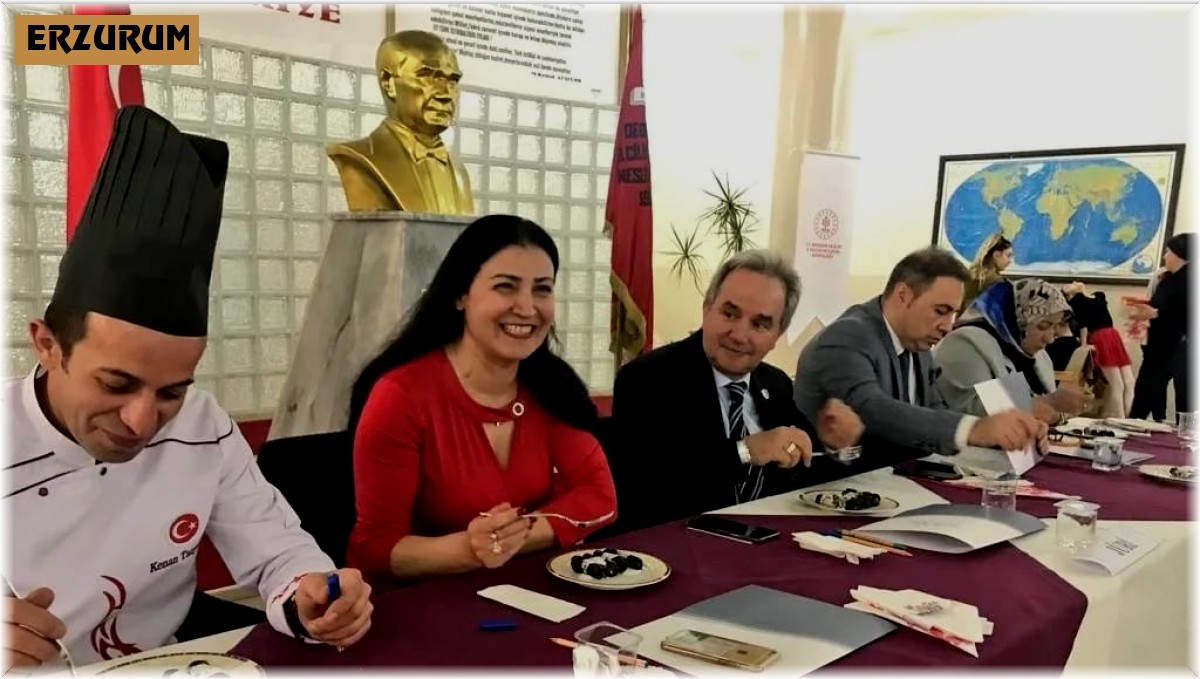 Erzurum'un yöresel lezzetleri yemek yarışması'nda birinci oldu