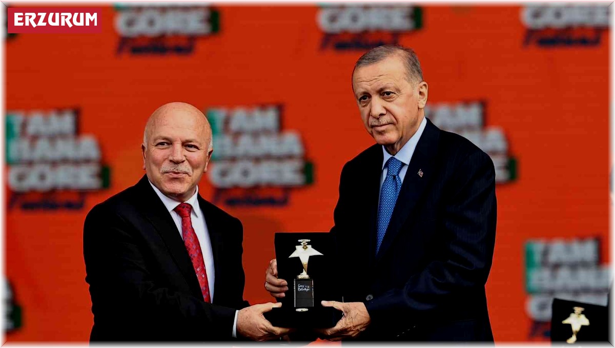 Erzurum'un zirve projelerine Cumhurbaşkanı Erdoğan'dan ödül