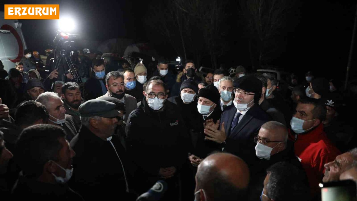 Erzurum Valisi Memiş: 'Can ve mal kaybı yok, hasar tespitine yönelik çalışmalarımızı hemen başlattık'