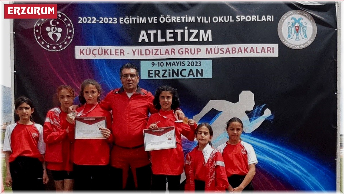 Erzurum Zübeyde Hanım Ortaokulu bölge birincisi oldu