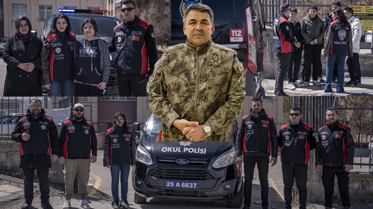 Erzurum’da 179 okulda görev yapan “veli polisler”le çevre güvenliği arttı, suç oranı düştü