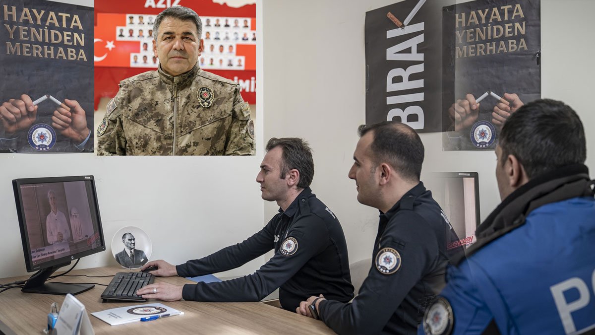 Erzurum’da 199 polis sigarayı bıraktı, emniyetin projesi sonuç verdi