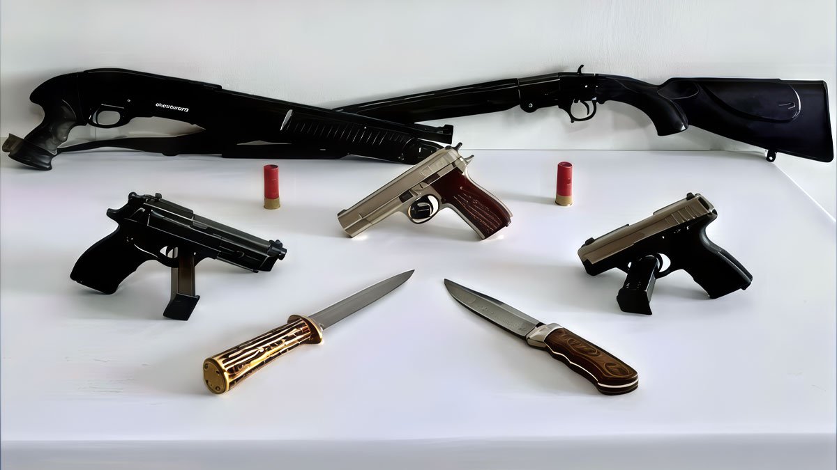 Erzurum’da 2 şüphelinin evinden neler çıktı? Silah operasyonunda gözaltılar var