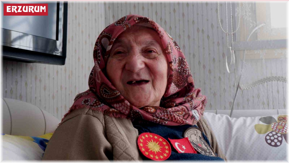 Erzurumlu asırlık çınar Aliye Nine'nin Erdoğan sevgisi