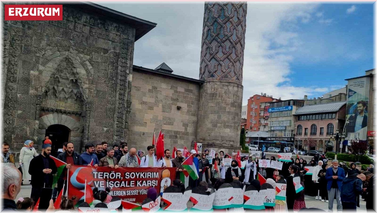 Erzurumlu çocuklardan Filistinli kardeşlerine destek