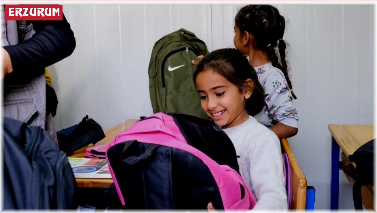 Erzurumlu iş insanından depremzede öğrencilere yardım