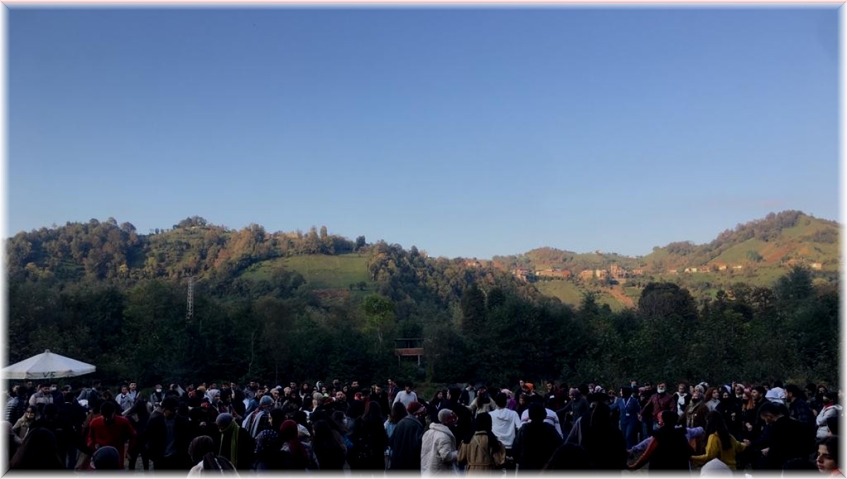 Erzurumlu öğrenciler Ayder'de buluştu