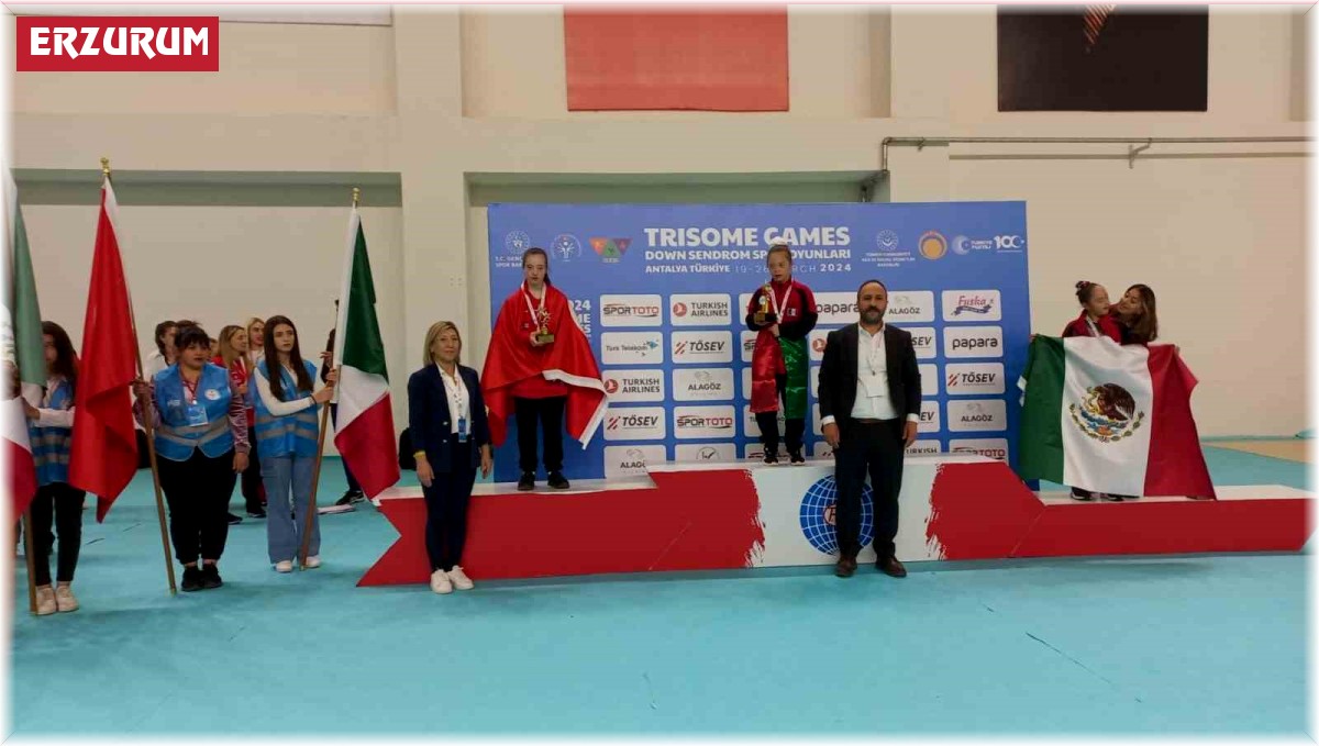 Erzurumlu özel sporcunun büyük başarısı