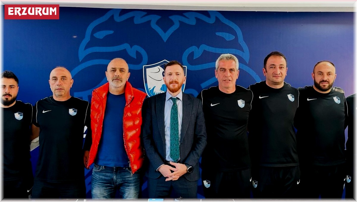 Erzurumspor'da Başkan Dal altyapı hocalarıyla buluştu