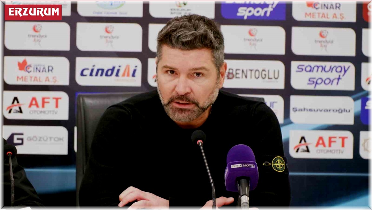 Erzurumspor - Sakaryaspor maçının ardından