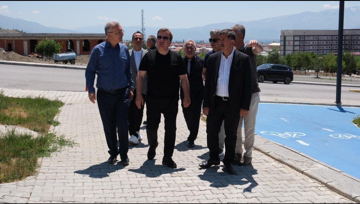 Esentepe'de devam eden çalışmalar incelendi