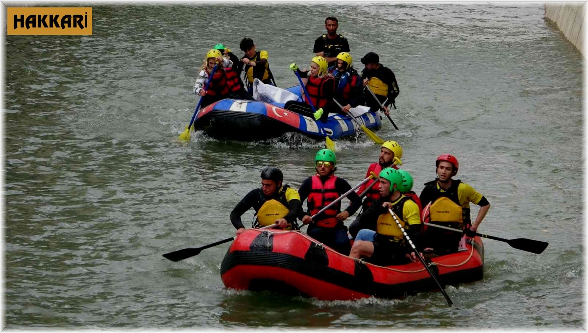 Eskiden kötü koku ve çöpten geçilmeyen derede rafting heyecanı