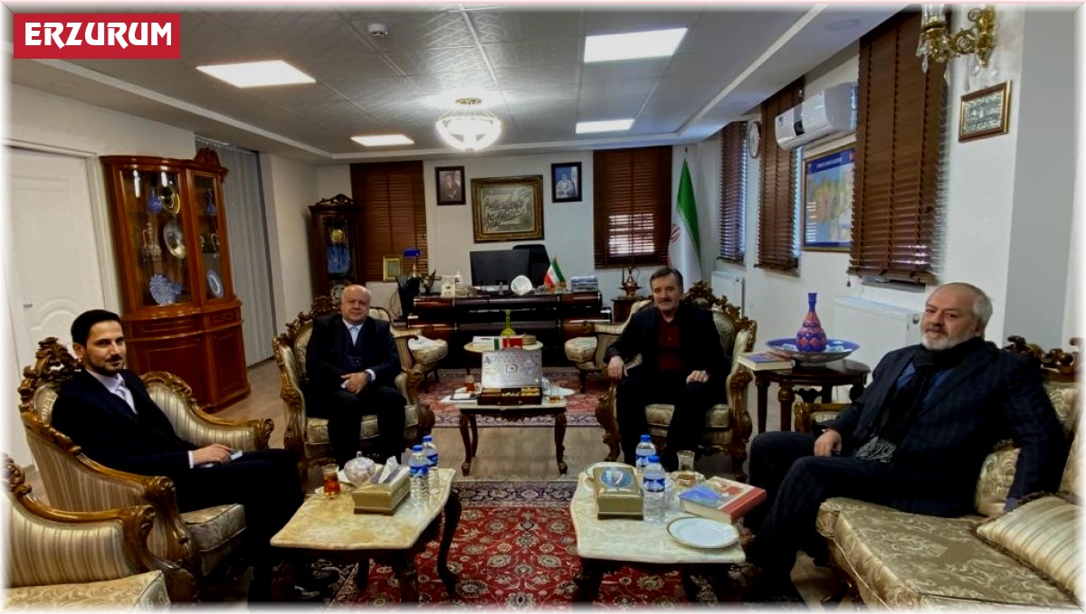 ESTP Başkanı Güvenli İran Başkonsolosu'nu ziyaret etti