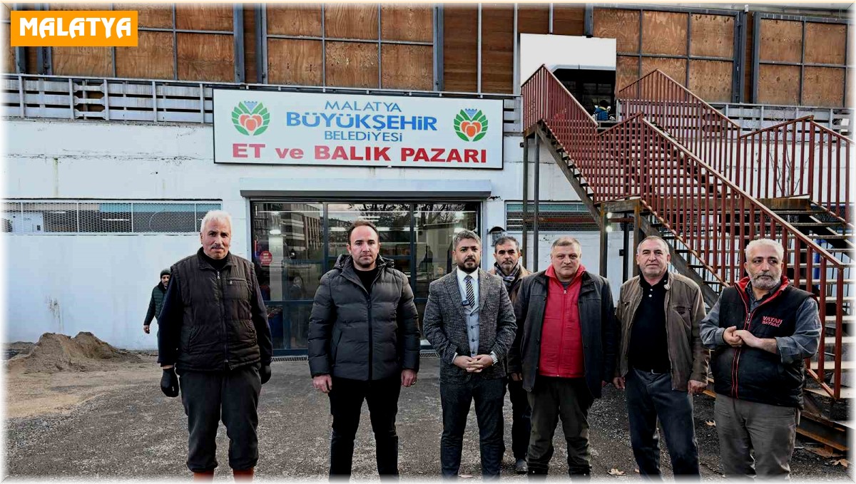 Et ve balık pazarı esnaflarından Başkan Gürkan'a teşekkür