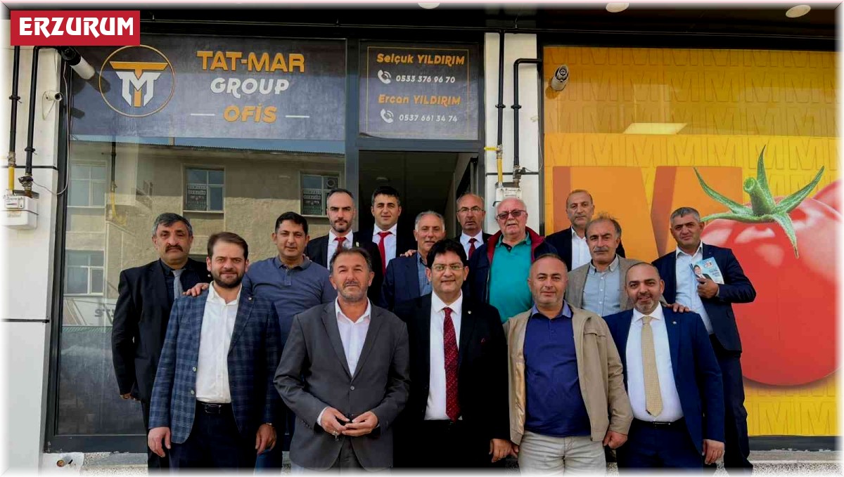 ETB Başkanı Oral'a Horasan'da yoğun ilgi