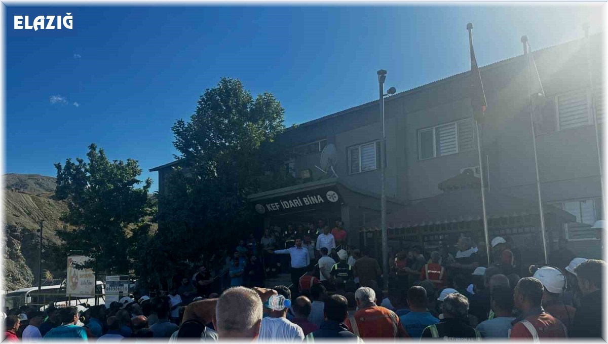 Eti Krom işçileri, çalışma şartlarının düzeltilmesi için eylem başlattı