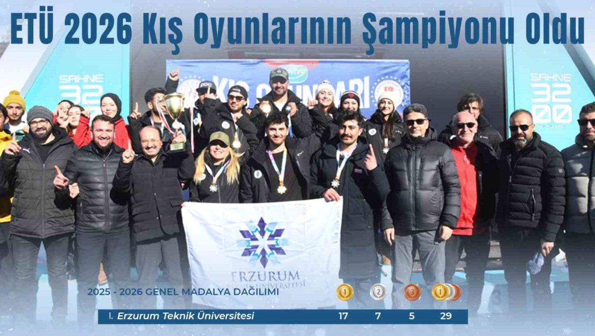 ETÜ 2026 kış oyunlarının şampiyonu oldu