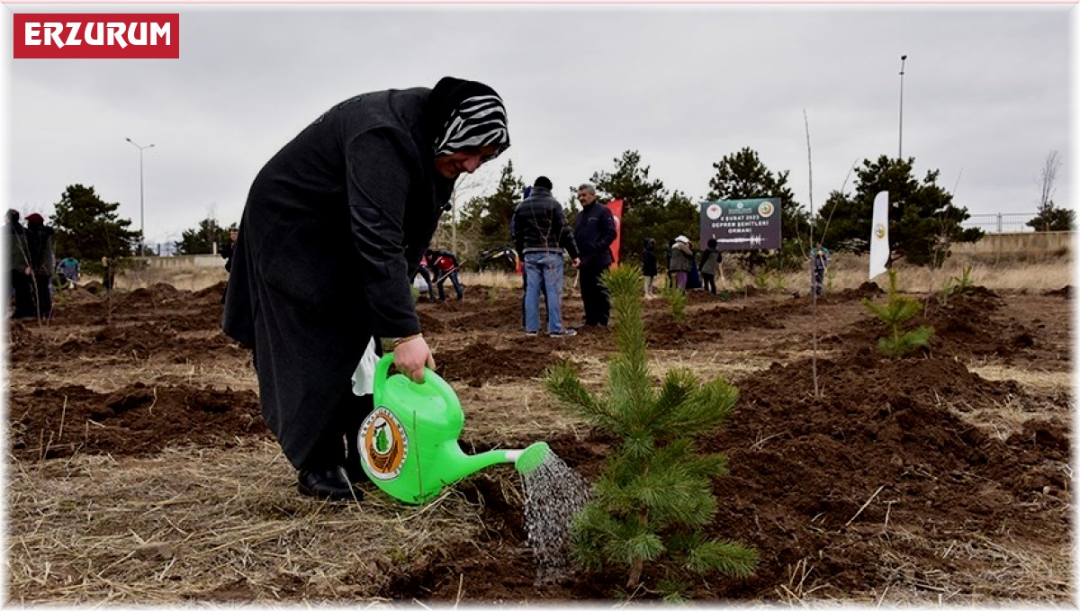 ETÜ kampüsüne 6 Şubat deprem şehitleri anısına fidan dikildi
