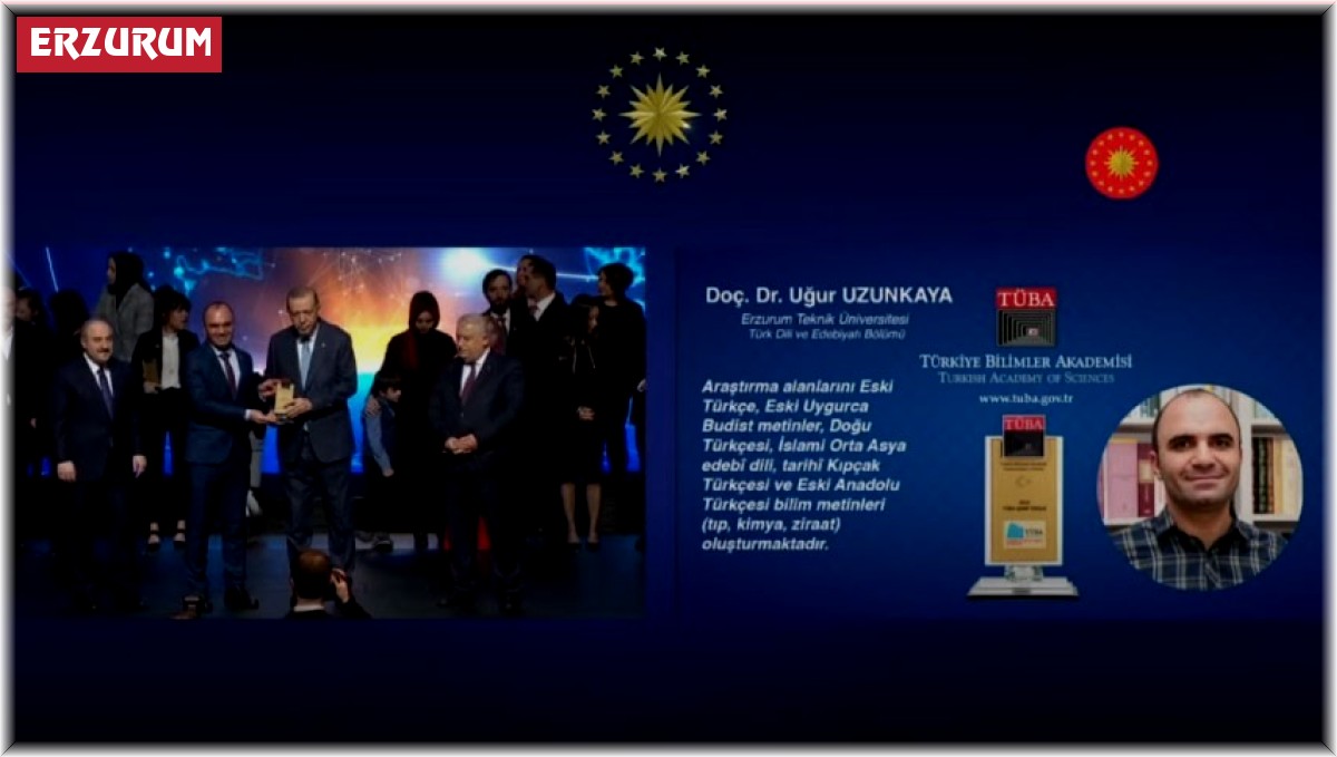 ETÜ'lü akademisyen ödülünü Cumhurbaşkanı Erdoğan'ın elinden aldı