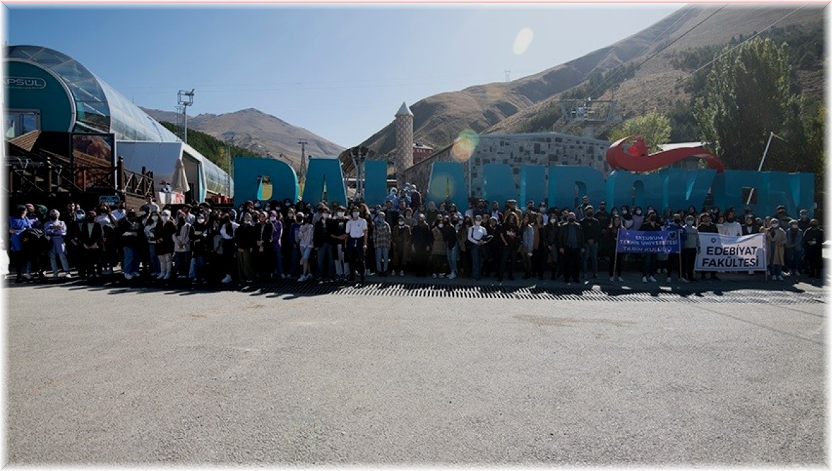 ETÜ'lü öğrenciler oryantasyon programı kapsamında Palandöken'i gezdi