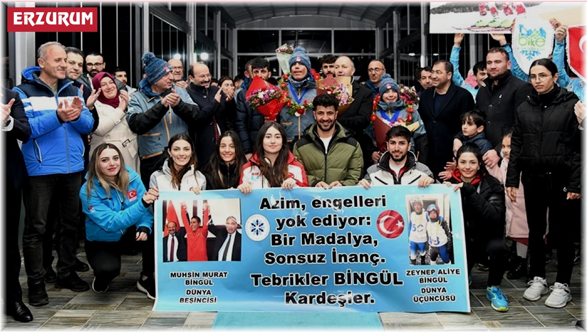 ETÜ'nün gururu Bingül kardeşler için karşılama töreni düzenlendi