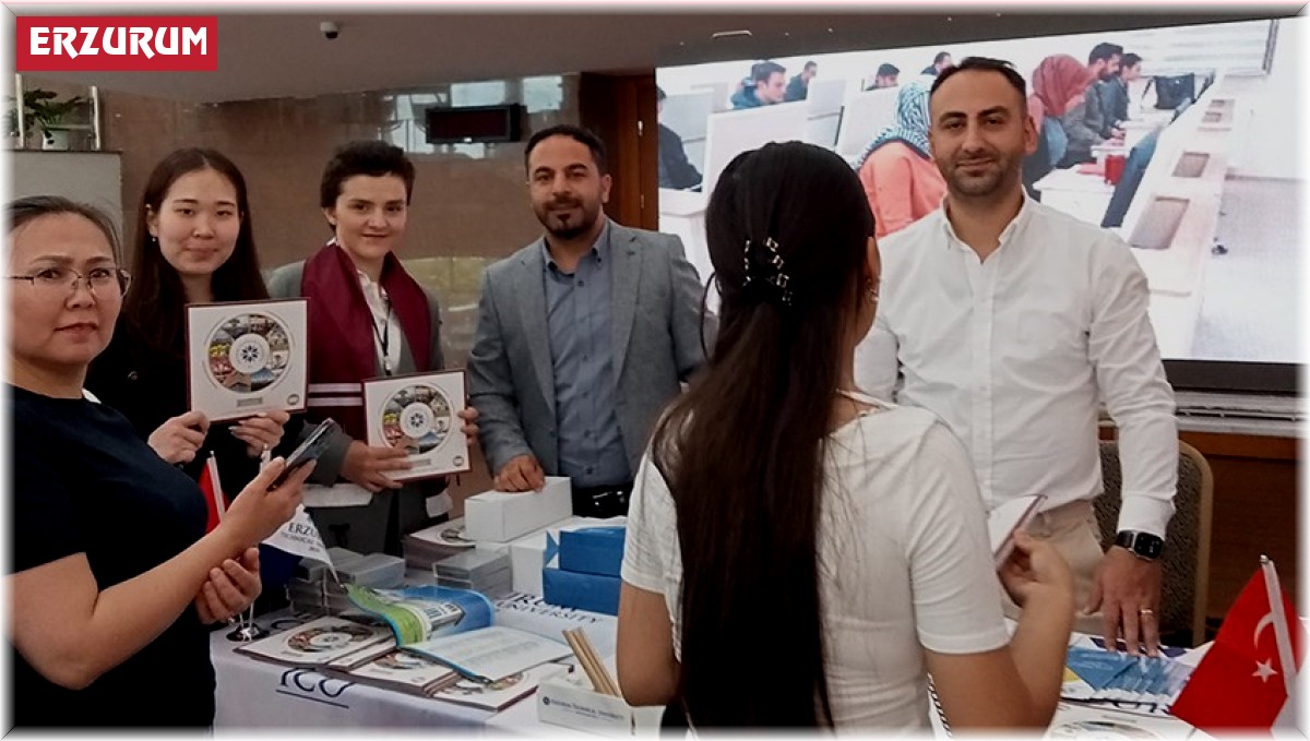 ETÜ Türk ve Kazak Üniversiteleri tanıtım fuarına katıldı