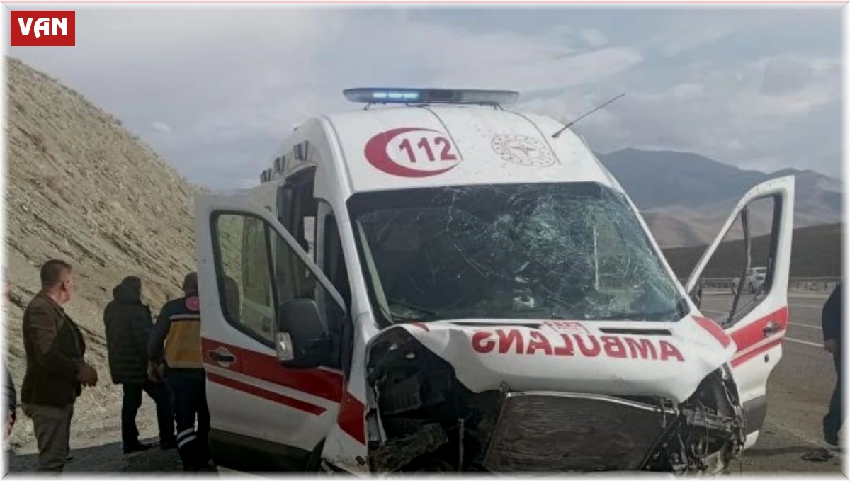 Evde bakım ambulansı yoldan çıktı: 4 yaralı