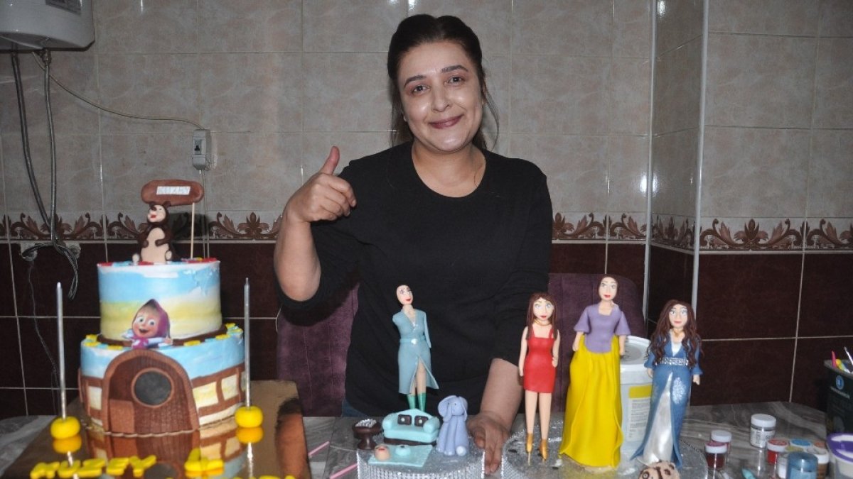 Evinin mutfağını atölyeye çeviren kadın yurtdışından da sipariş alıyor