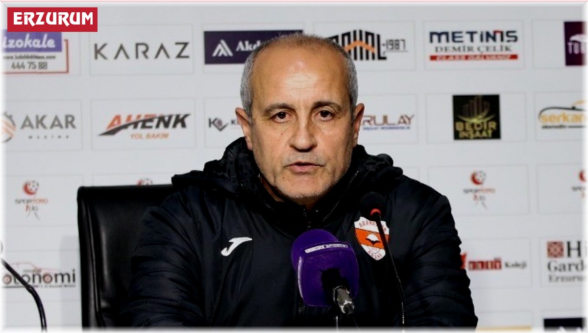 Eyüp Arın: "Erzurumspor'un deneyimli ayakları bizim maçı kaybetmemize neden oldu"